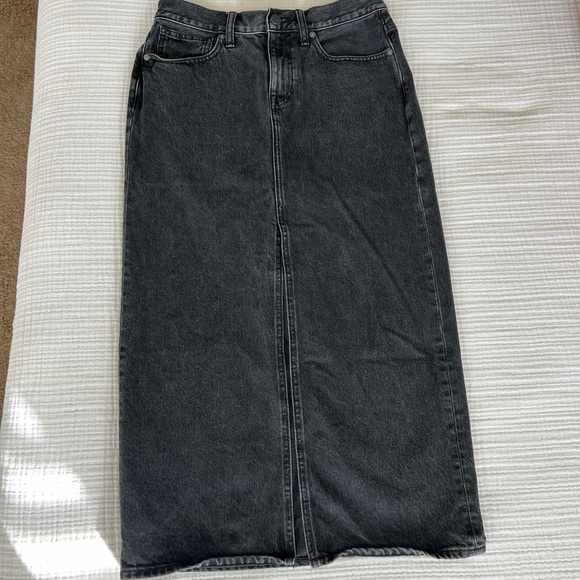 Madewell Denim Maxi Skirt - Picture 2 of 4